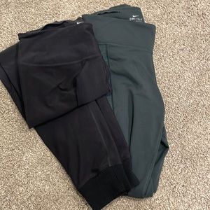 Pack of 2 Size Medium Nike Dri-fit leggings